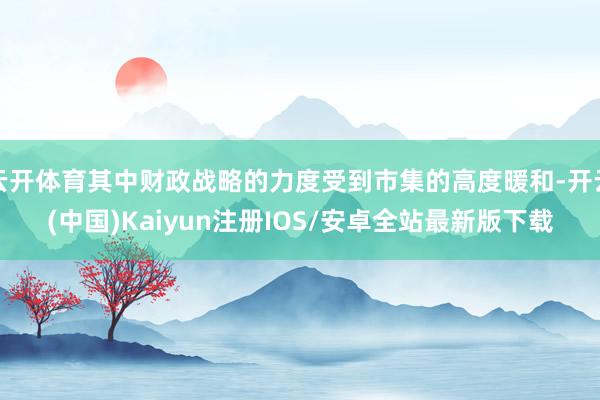 云开体育其中财政战略的力度受到市集的高度暖和-开云(中国)Kaiyun注册IOS/安卓全站最新版下载