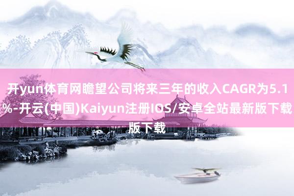 开yun体育网瞻望公司将来三年的收入CAGR为5.1%-开云(中国)Kaiyun注册IOS/安卓全站最新版下载